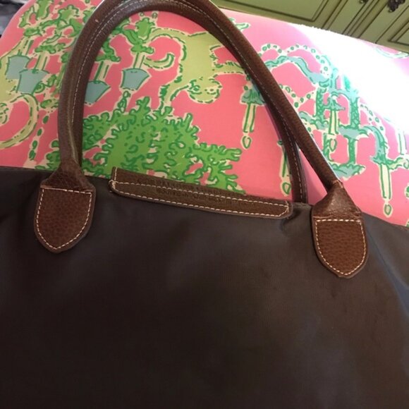 Longchamp LE PLIAGE S HANDBAG Brown Tote Bag - Picture 8 of 11